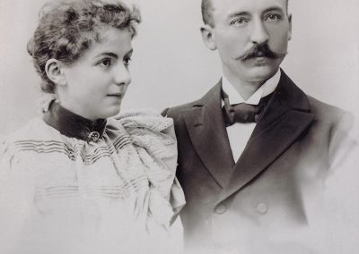 Carl Becker in jungen Jahren mit seiner Ehefrau Elisabeth