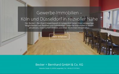 Relaunch der Becker Bernhard Webseite ist fertig!